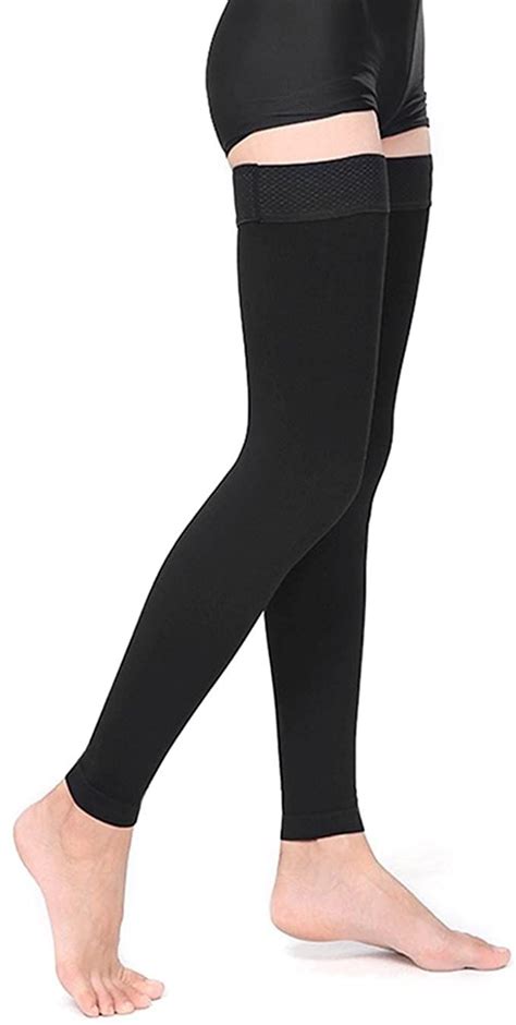 footless thigh high socks|compression thigh high stockings 10mm.